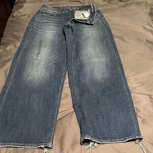 American Eagle Dark Blue Baggy Jeans